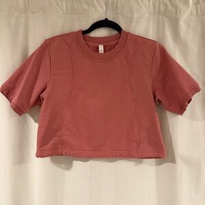 Pink Cropped T-Shirt